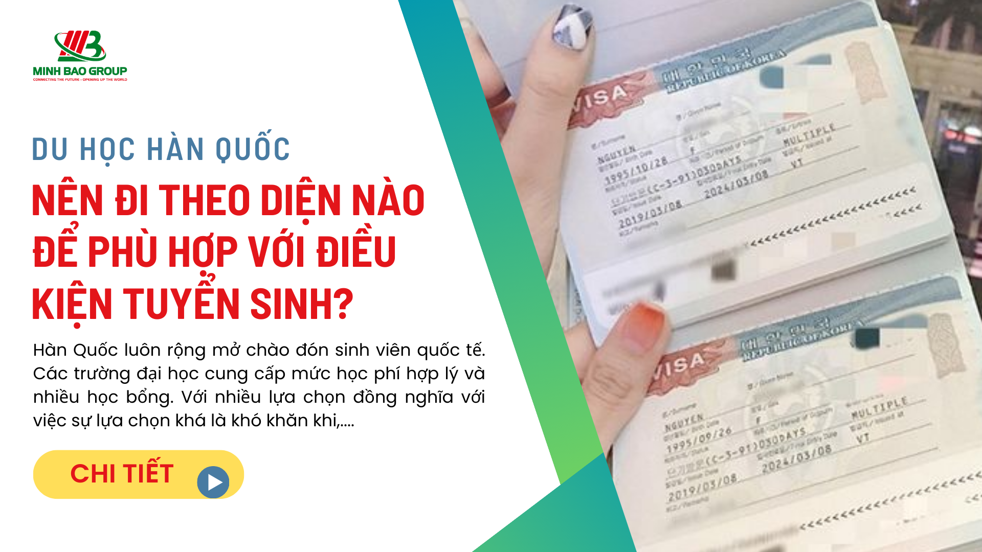 Du học Hàn Quốc nên đi theo dạng visa nào?