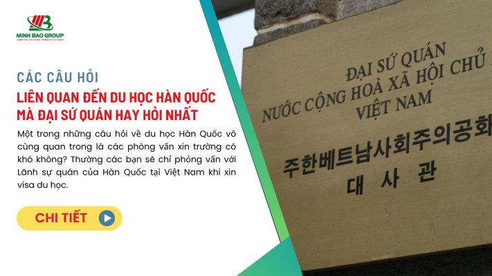 những câu hỏi về du học hàn quốc