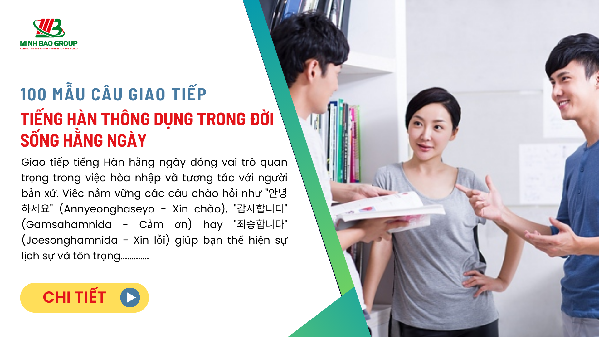 Những mẫu câu giao tiếp tiếng Hàn