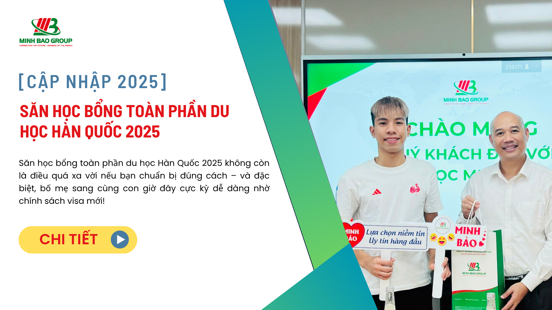 Săn học bổng toàn phần du học Hàn Quốc 2025