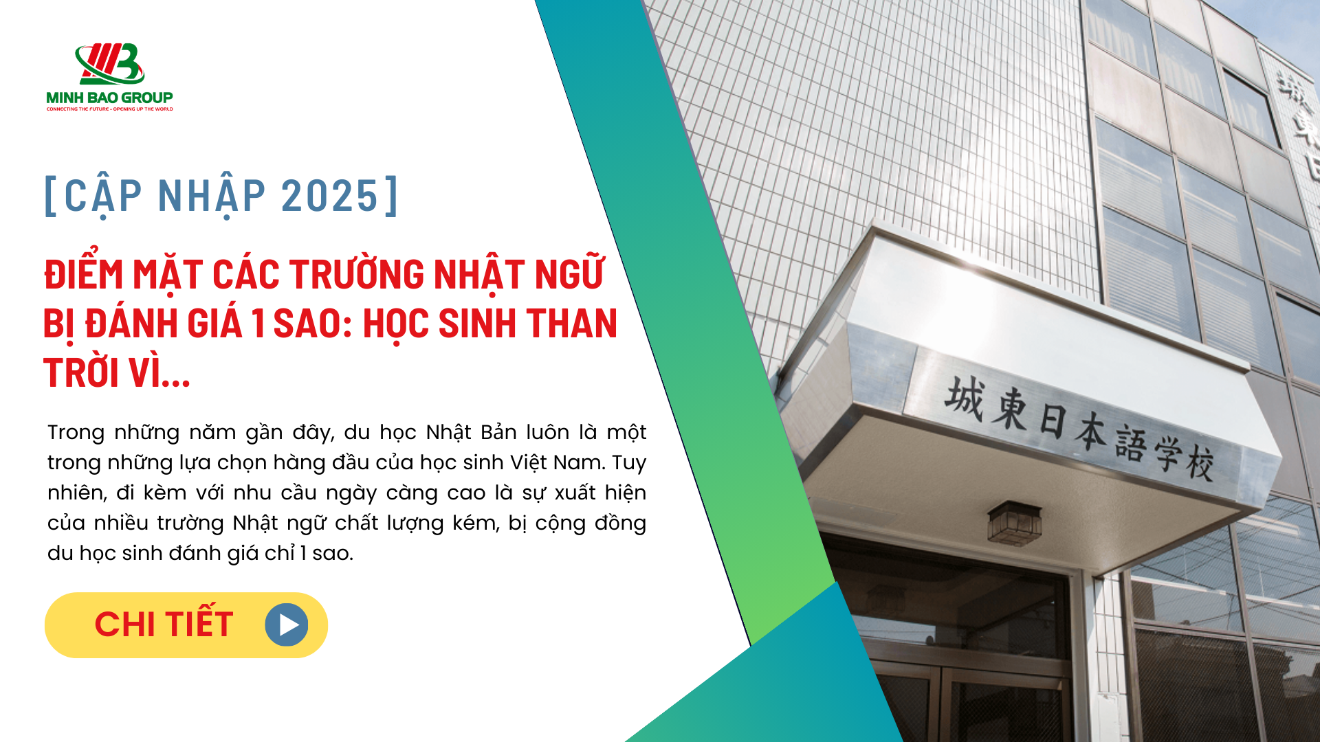 trường Nhật ngữ bị đánh giá 1 sao