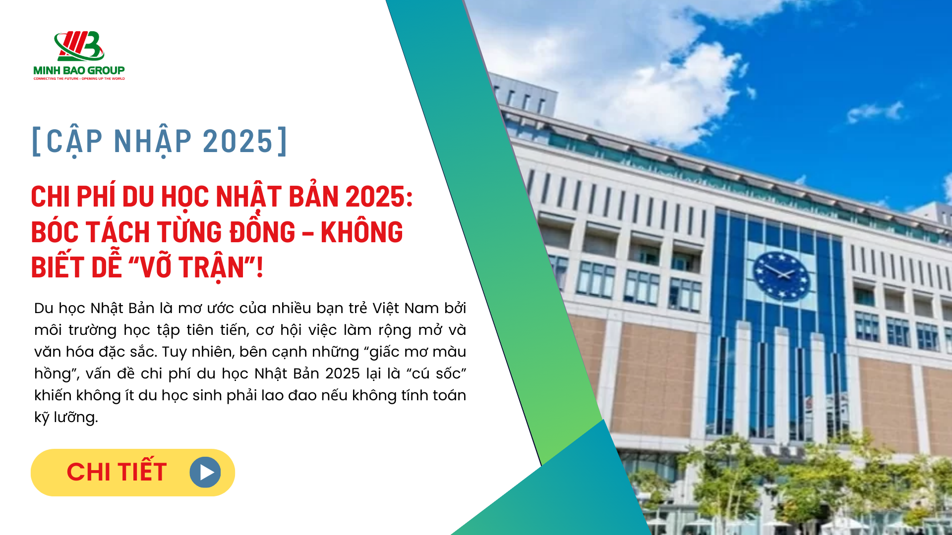 Chi phí du học Nhật Bản 2025
