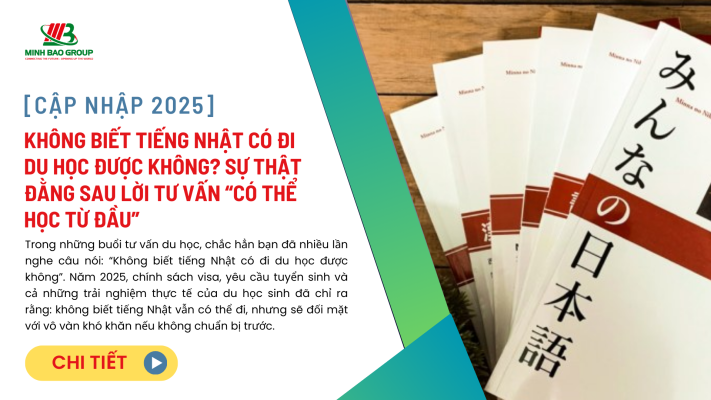 Không biết tiếng Nhật có đi du học được không