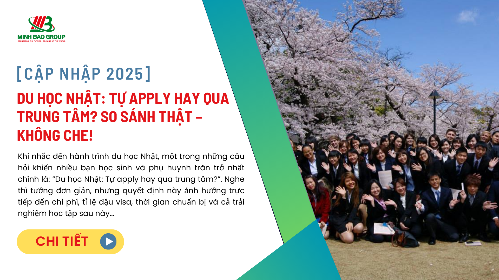 Du học Nhật Tự apply hay qua trung tâm