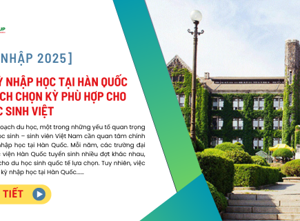kỳ nhập học tại Hàn Quốc