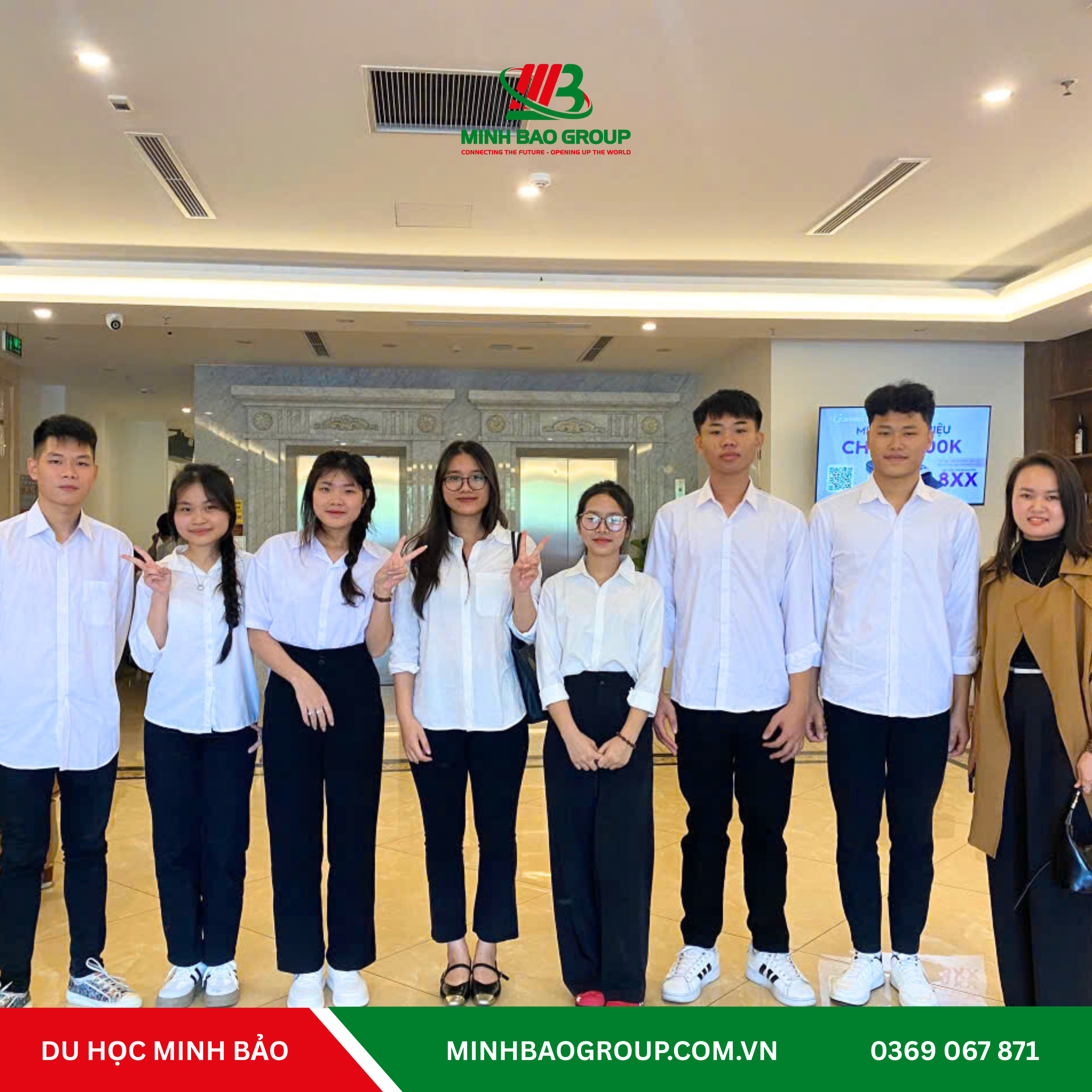 Hình ảnh học viên Minh Bảo chuẩn bị trước khi phỏng vấn trường Thụ Đức