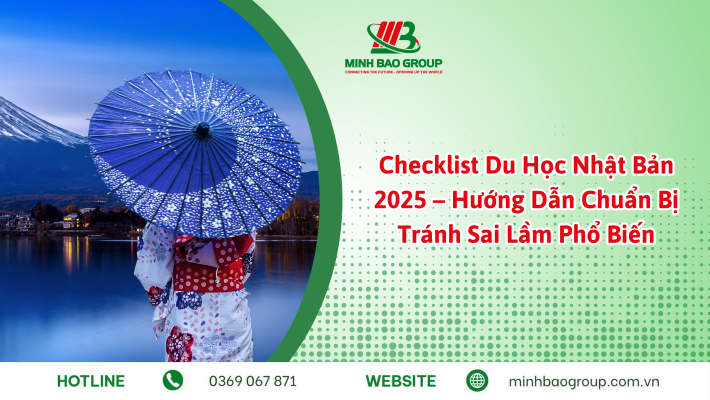 Checklist Du Học Nhật Bản 2025